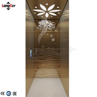 LangGer Factory Direct Sales Smart Control High-End Customized 2-6 Floor Indoor Outdoor Small Passenger Villa Home Lift Elevator