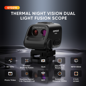 กล้องถ่ายภาพความร้อน GTD215 Hot Fusion Thermal Imaging Scope 60Hz กล้องมองกลางคืนสำหรับล่าสัตว์ - Product Image 2