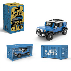 ชุดประกอบรถออฟโรดคลาสสิกแบบประกอบเอง รุ่น Retro Wilderness Trekker ดีไซน์ทันสมัย เป็นมิตรต่อสิ่งแวดล้อม ได้รับอนุญาตอย่างถูกต้องตามกฎหมาย พร้อมโครงสร้างแบบอิฐประสาน - Product Image 1