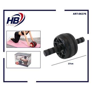 Roue noire à roulement unique pour rouleaux abdominaux pour les entraînements abdominaux - Product Image 3