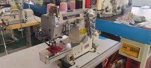 RONMACK RM-600-01UTD Cylinder Bed <b>Automatic</b> Interlock <b>Sewing</b> <b>Machine</b> Manual Cover Triple Needle for Garment Factory Use - Product Image 3