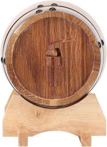 3-Liter Oak Aged <strong>Barrel</strong>, Mini <strong>Whisky</strong> <strong>Barrel</strong> with Stand Suitable for Aged <strong>Whisky</strong> Wine Beer Tequila Cocktailsetc Home bar <strong>Table</strong> De - Product Image 6