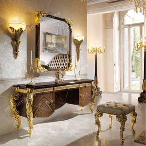 Cajón tallado de madera maciza de estilo clásico francés, muebles personalizados de gama alta para dormitorio y sala de estar - Product Image 6