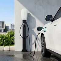 Bornes de recharge murales rapides 22 kW, triphasées 32A, type 2, pour véhicules électriques, avec protection IP65