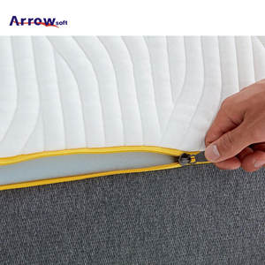 โอเอ็มดีไซน์แบบรูดซิปสำหรับโรงแรมหรูขนาดคิงควีนไซส์ทำจากยางเมมโมรี่โฟมกระเป๋าที่นอนสปริงในกล่อง - Product Image 4