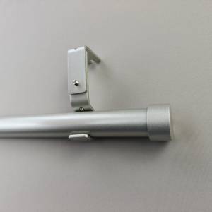 Barra de Cortina Extensible de Acero Moderna <span class=keywords><strong>SWEETHOME</strong></span>, Plateada, Duradera, 1 Pulgada (25 mm) de Diámetro, Longitud Ajustable y Personalizable, Fácil de Montar - Product Image 3