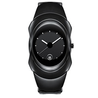 Montre-bracelet Y2K vintage pour homme, boîtier irrégulier, mouvement à quartz, affichage de la date, aiguilles lumineuses, étanche, en alliage, tendance, vente en gros, OEM personnalisé
