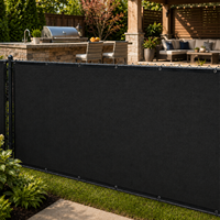 Écran de clôture en HDPE haute résistance, résistant aux UV, coupe-vent, pour jardin, balcon, cour