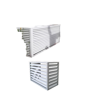 New Design Decorative Building <b>Material</b> Wall Mount Aluminum Air Condition Cover for Outdoor - Product Image 1