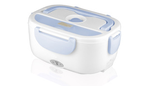 Portable Electronic Electric Heating Leakproof Bento Food Warmer Lunch Box 1.2L Capacity <b>Plastic</b> Kitchen Container Office - Product Image 4