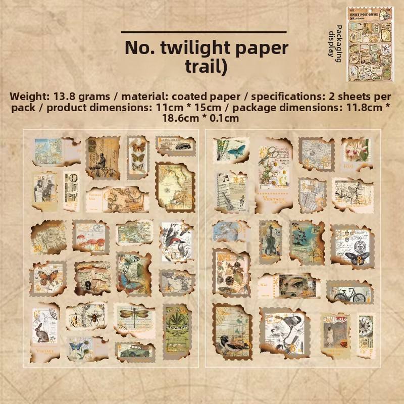 B Trace papier du crépuscule