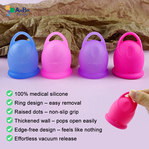 Coupes menstruelles en silicone <span class=keywords><strong>de</strong></span> qualité médicale, anti-fuite, deux tailles, écologiques et souples, pour femmes, vente en gros sous marque privée - Product Image 6