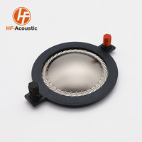 Pièces de rechange 74.4mm 2.95 pouces Tweeter Remplacement Diaphragme Titane Compression Driver Pièces DE82-P