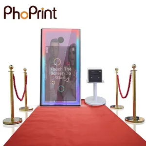 Mới Nhất Chất Lượng Cao Magic Mirror Photo Booth Khung Led Với Màn Hình Lớn Để Bán