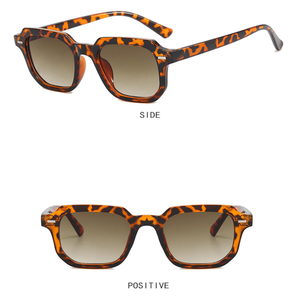 <span class=keywords><strong>Lentes</strong></span> de <span class=keywords><strong>Sol</strong></span>, Gafas de <span class=keywords><strong>Sol</strong></span> Retro Rectangulares para Hombre y Mujer, Gafas de <span class=keywords><strong>Sol</strong></span> Vintage con Marco Cuadrado Pequeño, Logotipo Personalizado - Product Image 5