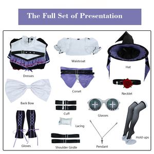 Conjunto de Disfraz de Cosplay de Heroína para Mujer para Halloween y <span class=keywords><strong>Carnaval</strong></span>, Incluye Vestido de Fiesta y Peluca para Juego de Roles - Product Image 5