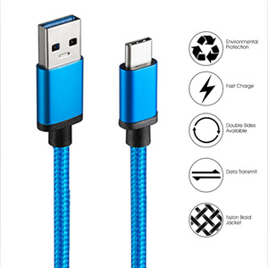 Cable de Datos USB-C 3.1 Gen2 USB-A a USB-C de 1 m, Azul, Aleación de Aluminio, Carga Rápida para Teléfono Móvil y Computadora - Product Image 5