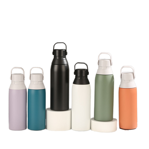 silverjet Stainless Steel Thermal Bottle 500ml 750ml Portable Sports Water Bottle With Handle Eco-Friendly Insulated Drinkware - Product Image 1