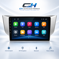 Autoradio Android 9 pouces avec WIFI, GPS et CarPlay sans fil pour Lexus RX300 RX330 RX350 RX400H et Toyota Harrier 2003-2009