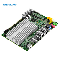 Mini PC Industrial Sin Ventilador Qotom Q300P, CPU Intel de 4ª y 5ª Generación, 6 Puertos COM RS232, Doble LAN Intel I210, VGA, Computadora Integrada en Caja