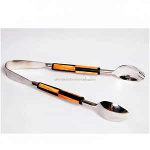 ที่คีบขนมอบทำจากสเตนเลสเกรดอาหารใช้ง่ายสำหรับบุฟเฟ่ต์งานแต่งงานงานปาร์ตี้และคาเฟ่ - Product Image 1