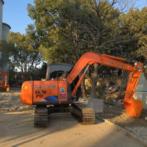 Miniexcavadora usada Hitachi Zaxis70 de 7 toneladas a la venta Excavadora de segunda mano de calidad con buen componente de núcleo de motor - Product Image 4