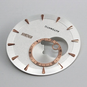 หน้าปัดสีขาว Matte <span class=keywords><strong>มือ</strong></span>ทองกุหลาบ<span class=keywords><strong>แหวน</strong></span>ด้านในและ CD รูปแบบ Mechanical Movement - Product Image 4