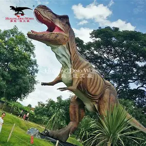 Model dinosaurus animatronik TAMAN DINOSAURUS seperti hidup standar profesional