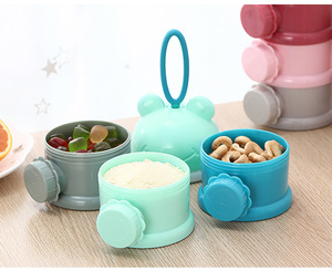 Boîte à <span class=keywords><strong>lait</strong></span> en <span class=keywords><strong>poudre</strong></span> portable de grande capacité pour bébé avec ouverture latérale à lanière et <span class=keywords><strong>compartiment</strong></span> à <span class=keywords><strong>lait</strong></span> en <span class=keywords><strong>poudre</strong></span> amovible à trois couches - Product Image 6