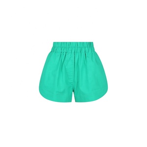 Completo Primaverile Estivo Verde per Donna, Camicia in Lino a Maniche Lunghe Casual, Set 2 Pezzi Elegante con Pantaloncini Larghi, <span class=keywords><strong>Tuta</strong></span> Sportiva - Product Image 6