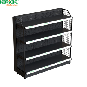 Exhibidor de Góndola Cuadrado de 4 Niveles Highbright, Base de Metal, para Promociones, para Supermercado - Product Image 3