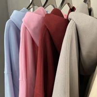Sweats à capuche personnalisés acceptés OEM Sweats à capuche épais et épais avec logo Pulls à capuche surdimensionnés en polaire de velours super doux avec logo