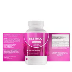 Cápsulas de Remolacha OEM de Alta Potencia, 1300 mg Equivalente, para Rendimiento Atlético, Resistencia y Apoyo a la Circulación - Product Image 2