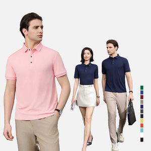 Polo de Golf para <span class=keywords><strong>Hombre</strong></span> de Alta Calidad, 100% Poliéster, Diseño Sólido, Logotipo Bordado Personalizado, Directo de Fábrica - Product Image 1