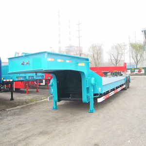 Remolque de plataforma baja hidráulica de 3, 4 y 5 ejes para trabajo pesado, de 1-2 toneladas, con cuello de cisne, 12.5x2.5x1.5m, Shandong Fengniao - Product Image 4