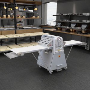 Machine à pâte automatique de type table pour la fabrication de beignets, mini laminoir à pâte, équipement pour la margarine, ligne de production pour <span class=keywords><strong>croissants</strong></span> - Product Image 1