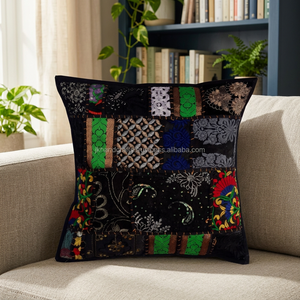 Nouveau 2017 Sari Patchwork Home Housses de coussin décoratives - Product Image 4