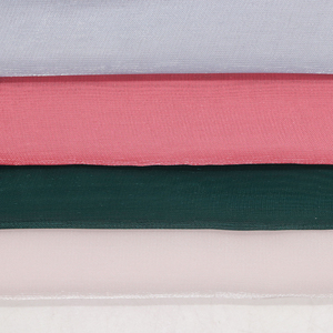Tela de Organza 100% Poliéster Tejida, Teñida y Recubierta, Tipo Saté<span class=keywords><strong>n</strong></span>, Fresca y Transpirable, Suave, Impermeable, Ignífuga, 55 GSM - Product Image 6