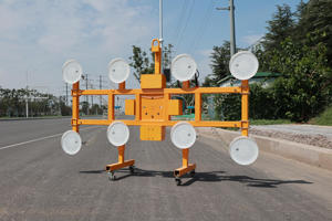 Ventouse <span class=keywords><strong>de</strong></span> levage personnalisable en forme <span class=keywords><strong>de</strong></span> H, alimentée par batterie, rotation à 360° pour machine <span class=keywords><strong>de</strong></span> levage <span class=keywords><strong>de</strong></span> verre 800-1400 KG, pour la construction - Product Image 3