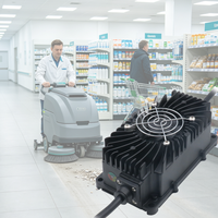 Chargeurs de batteries LNLEE 24V 10A 360W, alimentations électriques de remplacement, chargeur industriel pour aspirateur robotisé