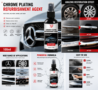 Fabricant d'agent de restauration du chrome automobile |   Produit chimique professionnel pour l'élimination de la rouille destiné aux fournisseurs de services de detailing automobile