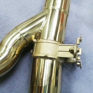 Produit phare : Échappement Catback Valvetronic en alliage de titane pour BMW 2021-2024 G80 M3 G82 M4 3.0T S55B30 avec placage or intégral - Product Image 2