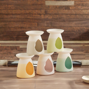 Quemador de Cerámica Ecológico y Duradero de Alta Calidad para el Hogar, para Aceites Esenciales de Lavanda y Pino, Paquete de Velas Aromáticas - Product Image 3