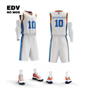 Ensemble de maillots de basket-ball pour enfants de haute qualité, maillot vintage personnalisé, doux, respirant, rétro, pour l'entraînement, le jeu, les vêtements de sport décontractés - Product Image 1