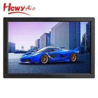 TV Portabel Isi Ulang 14 Inci Eropa DVB-T ISDB-T TV Digital/TV LED