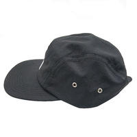 Venta al por mayor Running Camp Sport Cap Logotipo personalizado 5 Panel Nylon Flat Bill Unstructured impermeable Laser Cut Hole Hat