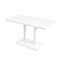 Nordique en plastique corne chaise café libre-service restauration rapide lait boulangerie Restaurant Simple Table chaise ensemble salle à manger chaise Table