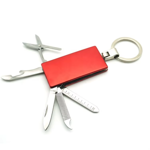 5 trong 1 đa chức năng thép không gỉ dao kéo chai mở túi Công Cụ Ngoài Trời Móc chìa khóa - Product Image 5