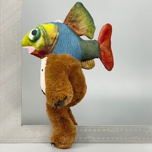 Produit transfrontalier très vendu : Figurine de requin Shan Hai Jing Tungtungtung, poupée en peluche super douce à poils courts, porte-clés - Product Image 2
