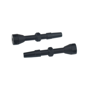 Valve de pneu tubeless à embout français 40mm 44mm 60mm en cuivre noir pour réparation et gonflage de pneus pleins - Product Image 1